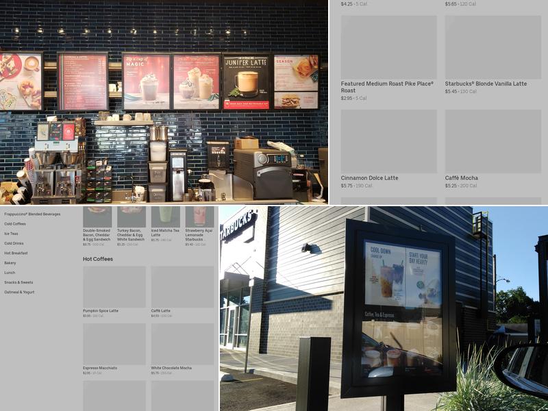 Starbucks Menu