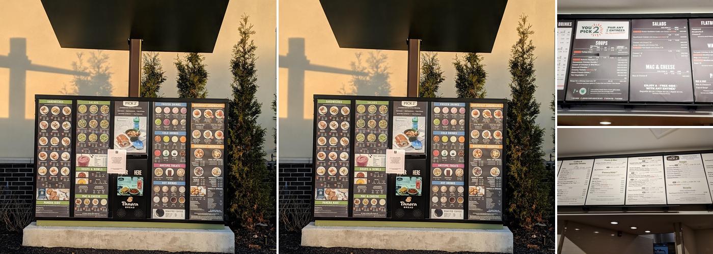 Panera Bread Menu