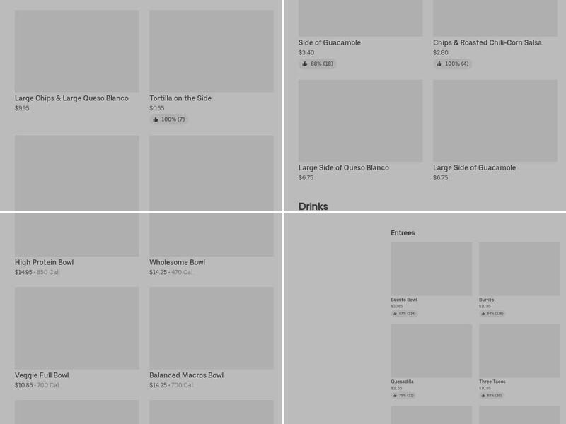 Chipotle Mexican Grill Menu