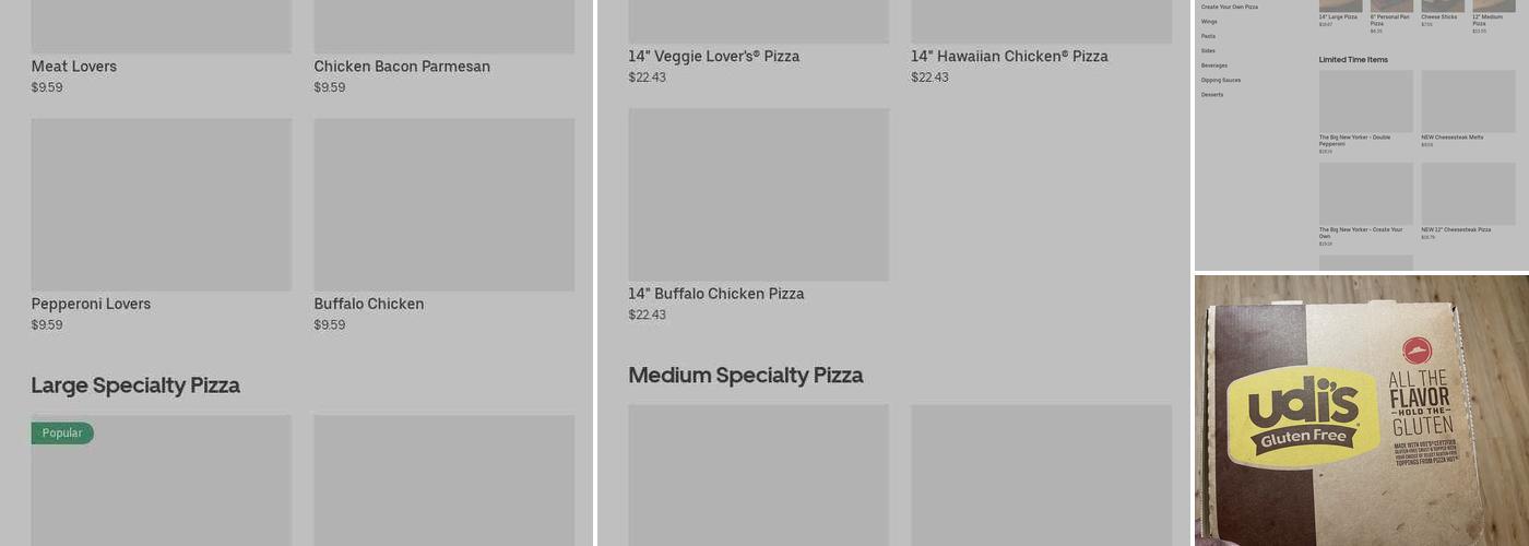 Pizza Hut Menu