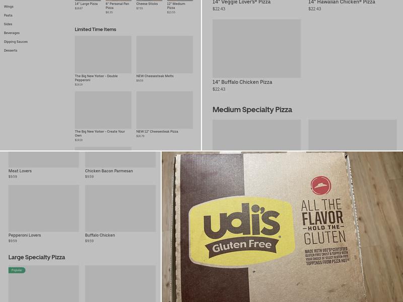 Pizza Hut Menu