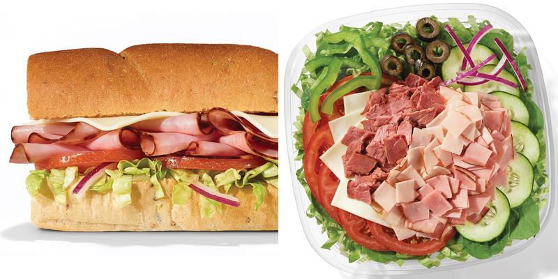 Subway Menu