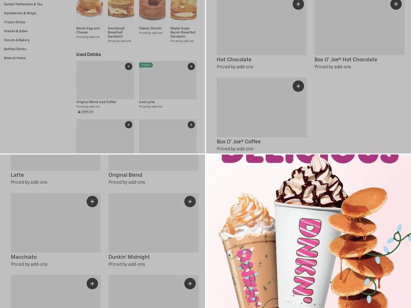 Dunkin' Menu