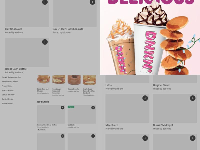 Dunkin' Menu