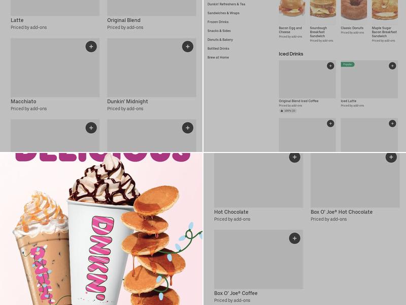 Dunkin' Menu