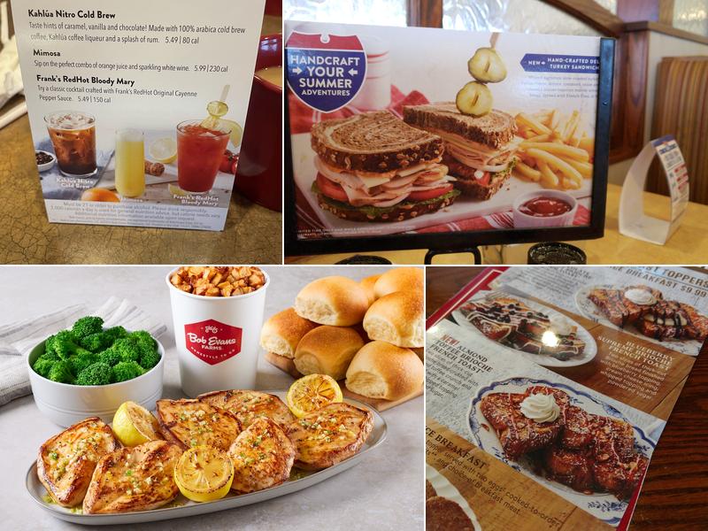 Bob Evans Menu