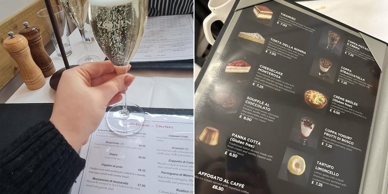 Latino Ristorante Italiano Menu