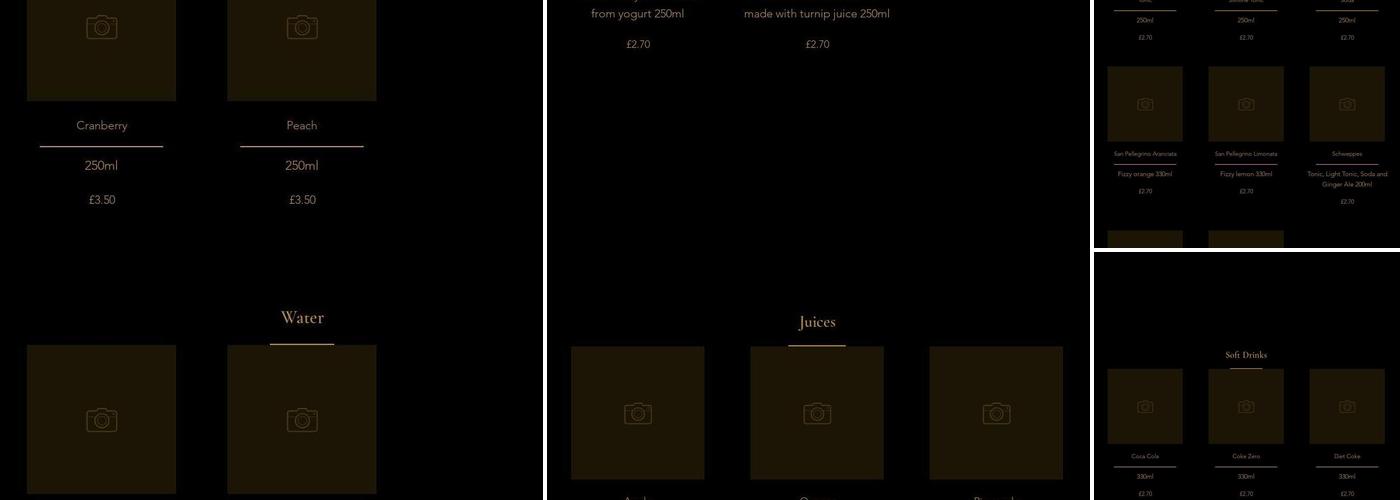 Ihlara Valley Restaurant Menu