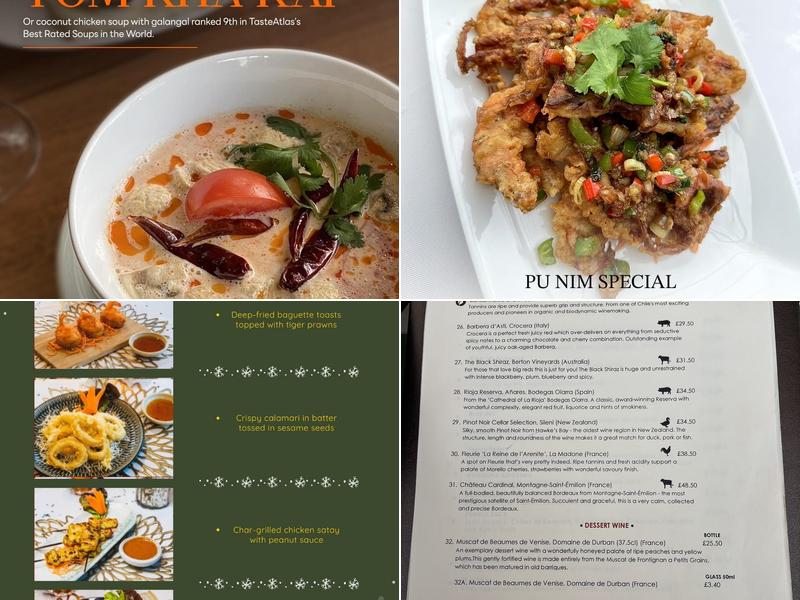 The Thai Terrace Menu