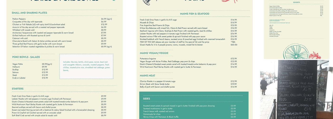 The Sand Bar & Seafood Co Menu