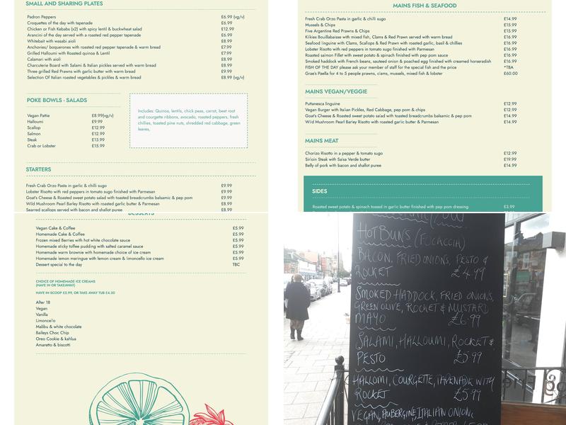 The Sand Bar & Seafood Co Menu