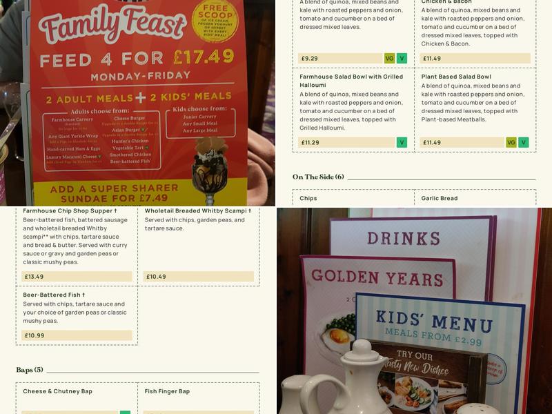 Middlemarch Farm - Dining & Carvery Menu