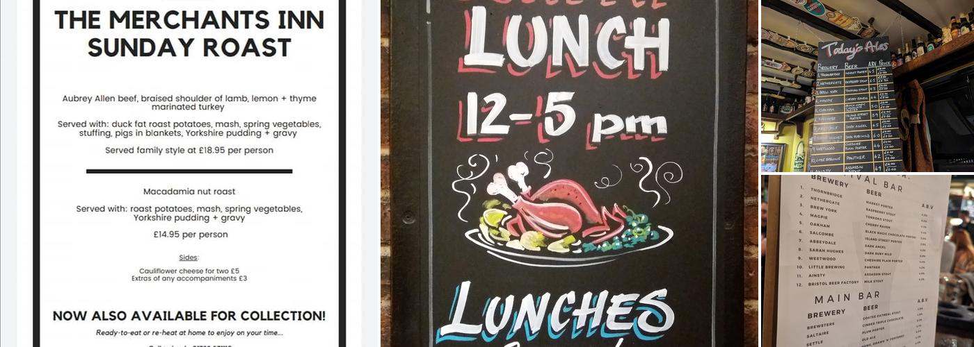 The Merchant's Inn Menu