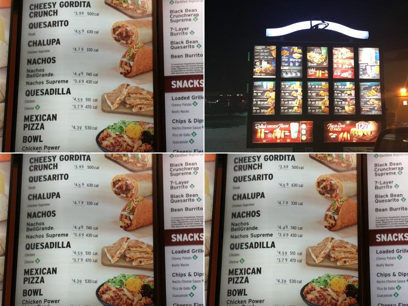 Taco Bell Menu