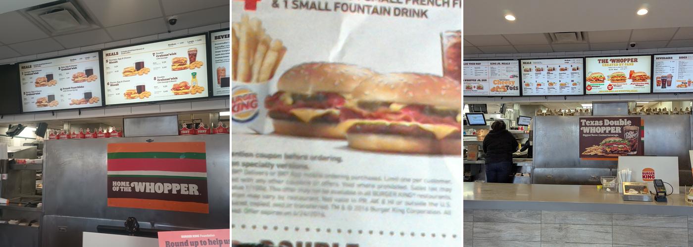 Burger King Menu