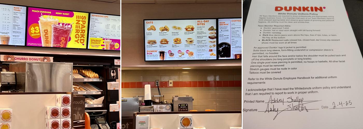Dunkin' Menu
