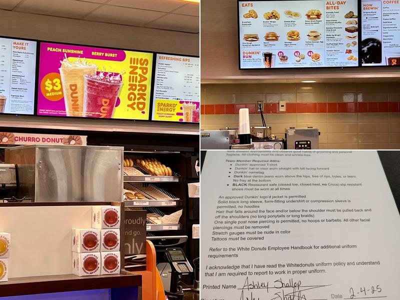 Dunkin' Menu