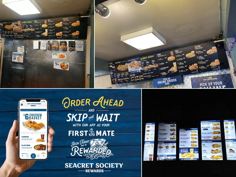 Long John Silver's Menu