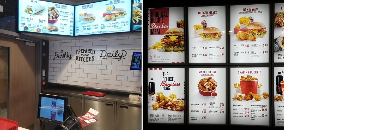 KFC Dudley - Castlegate Drive Menu