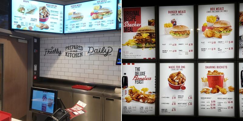 KFC Dudley - Castlegate Drive Menu
