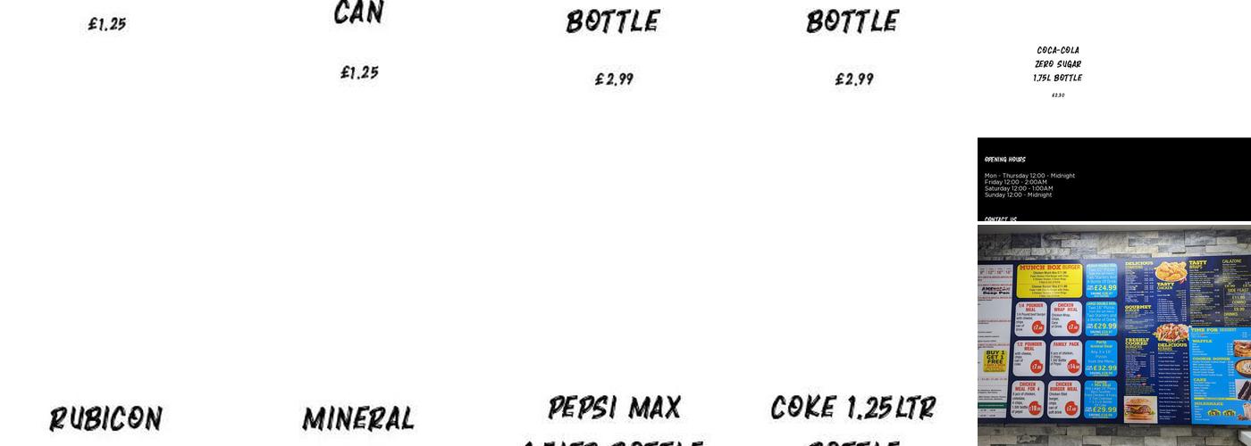 Fast & Fresh Pizza Menu