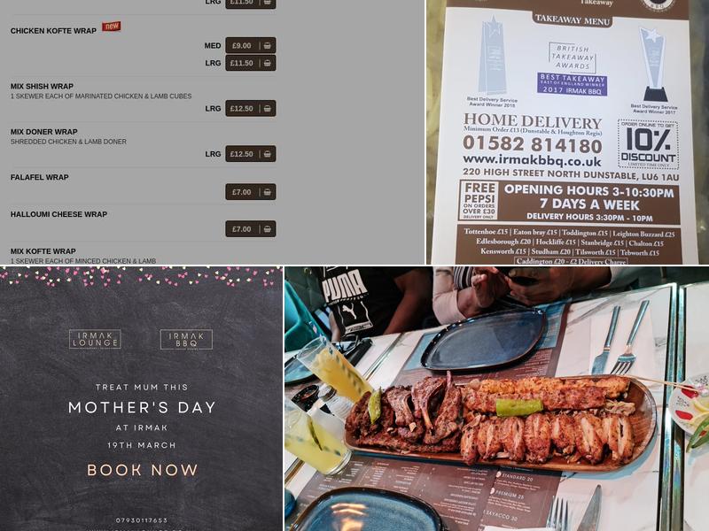 IRMAK BBQ DUNSTABLE Menu