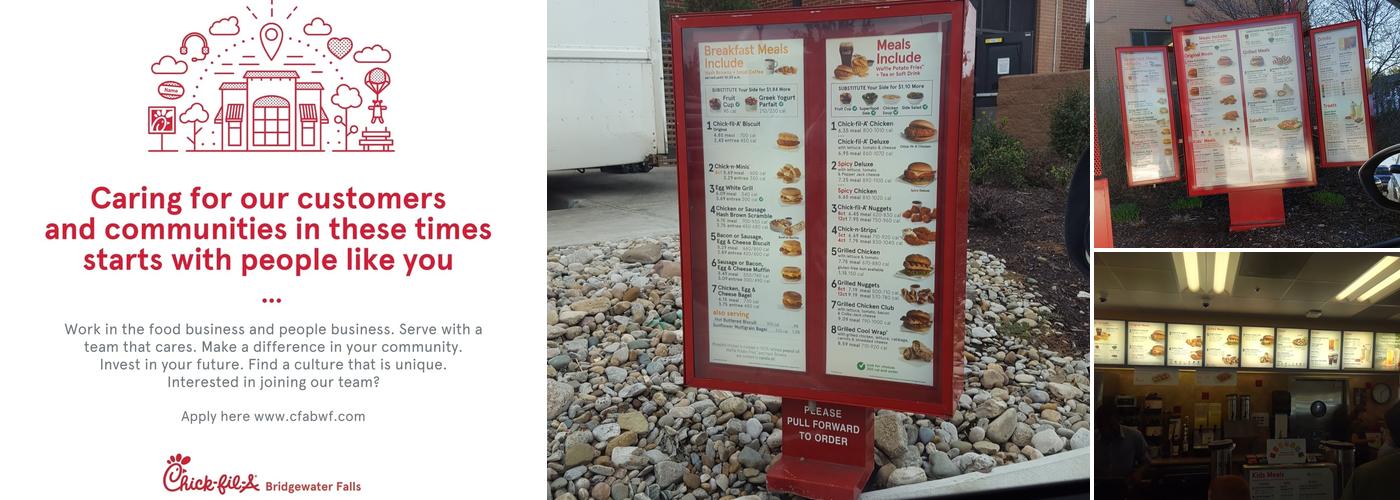 Chick-fil-A Menu