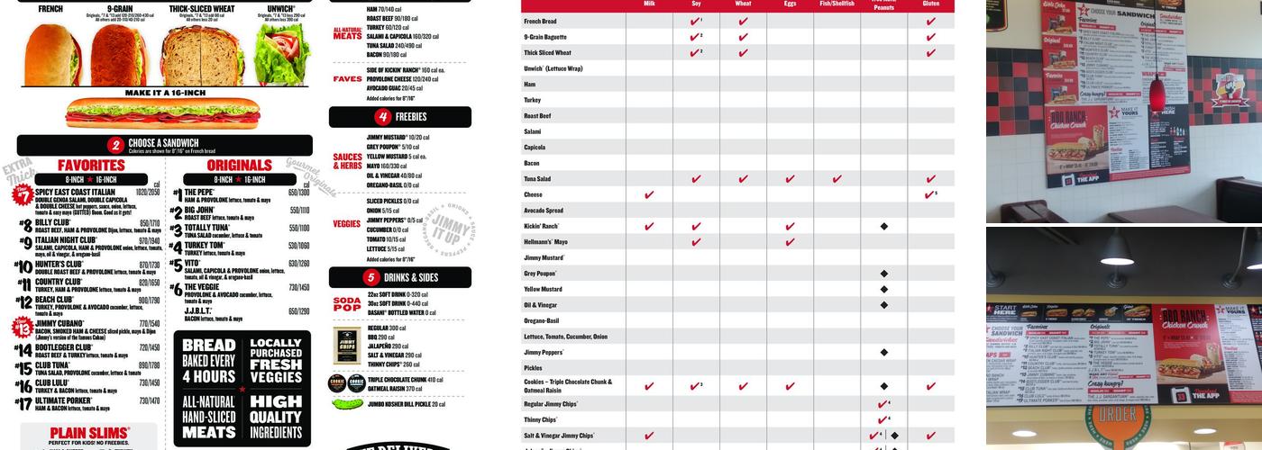 Jimmy John's Menu