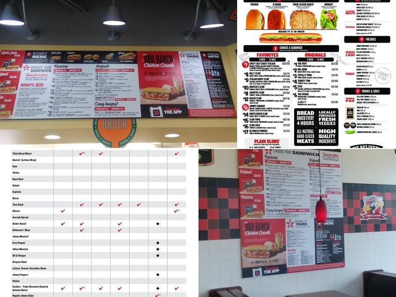 Jimmy John's Menu