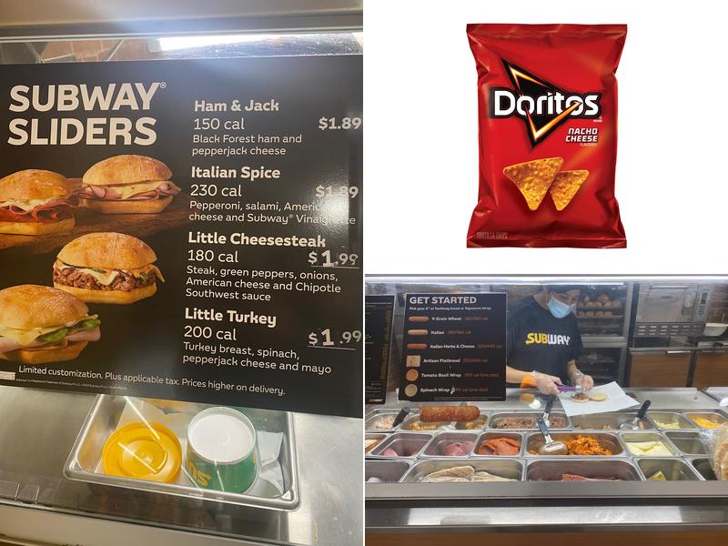 Subway Menu