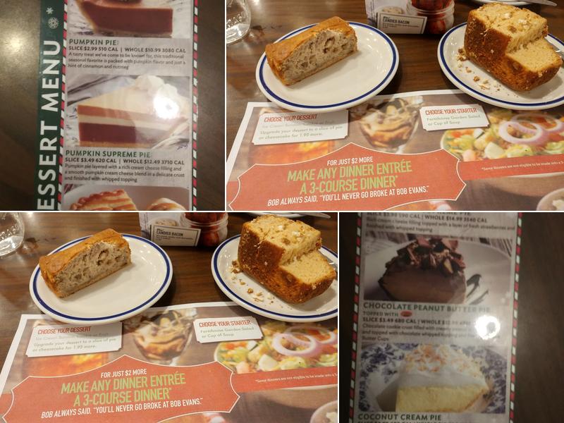 Bob Evans Menu