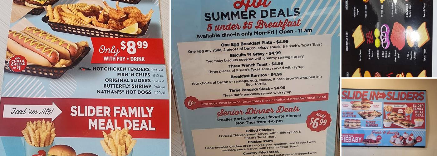Frisch's Big Boy Menu