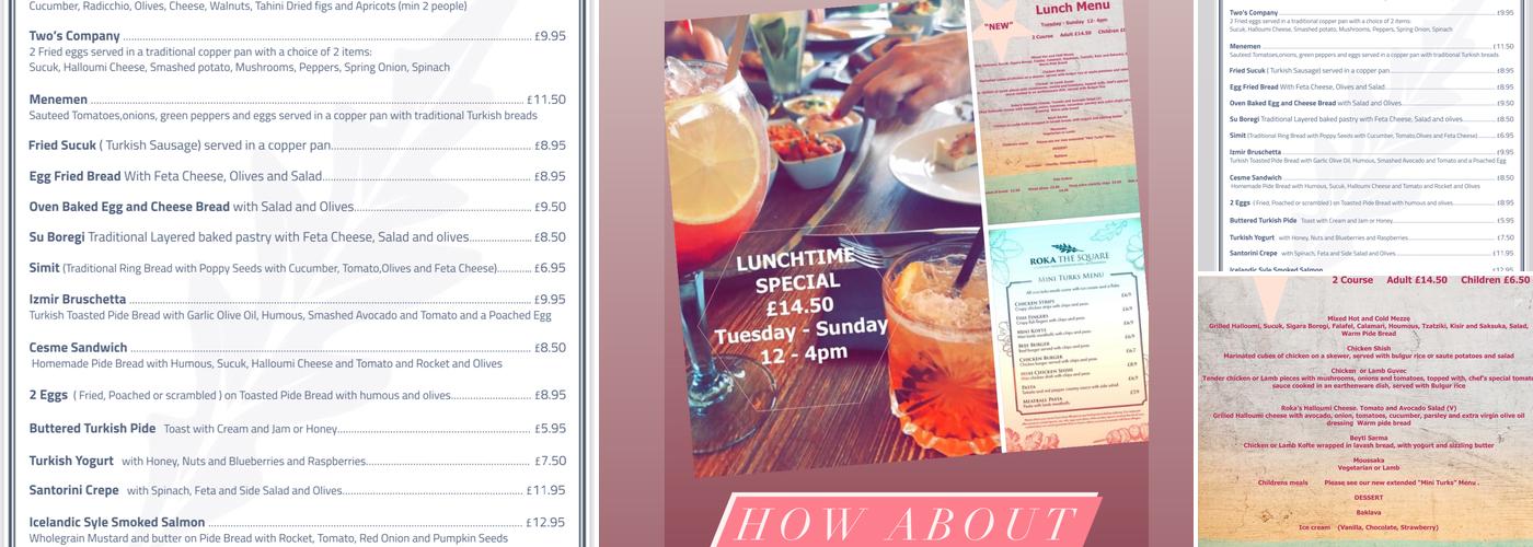 Roka the Square Menu