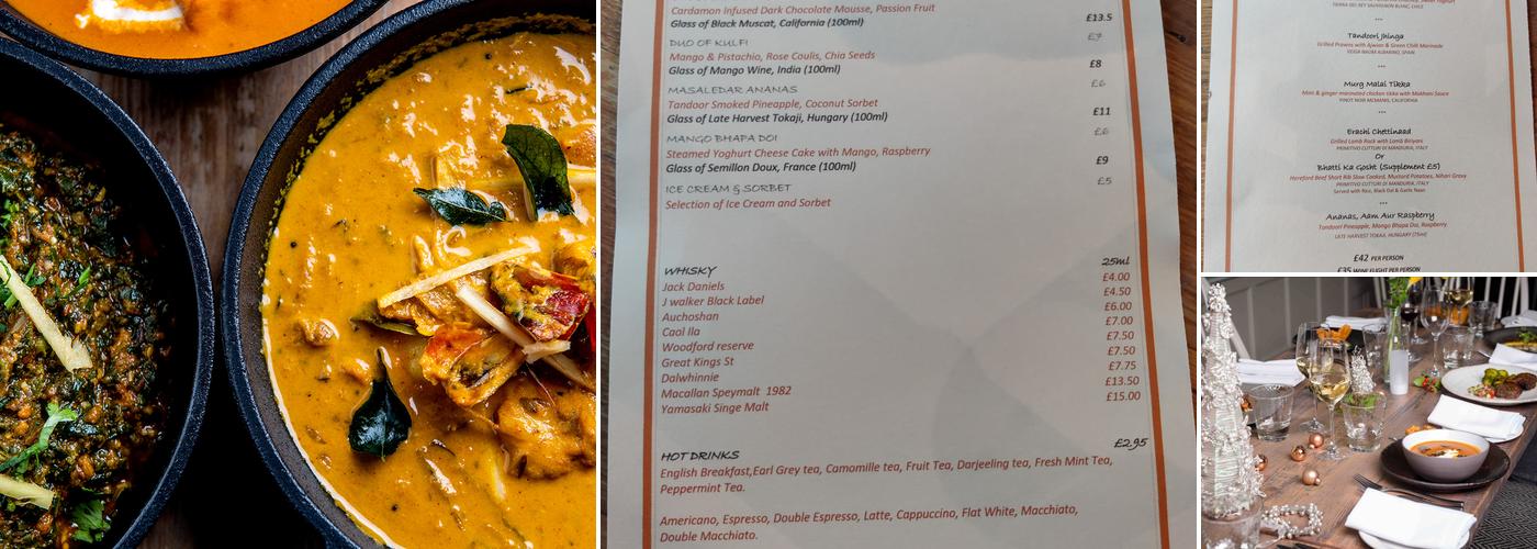 Hawkyns by Atul Kochhar Menu