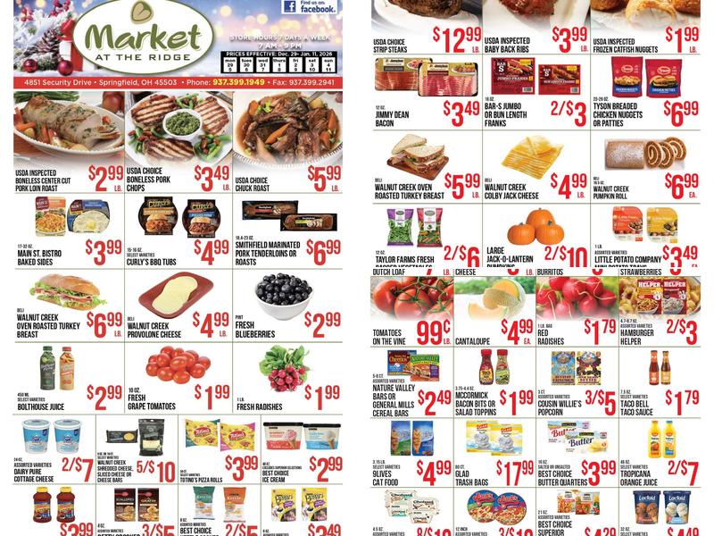 Subway Menu