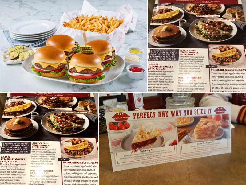Bob Evans Menu