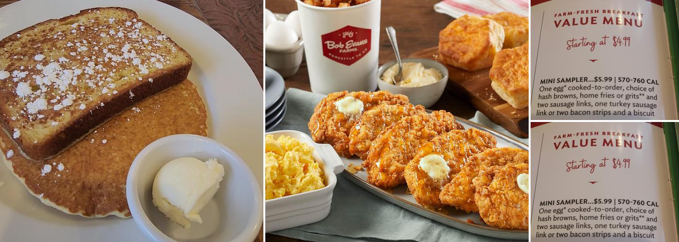 Bob Evans Menu