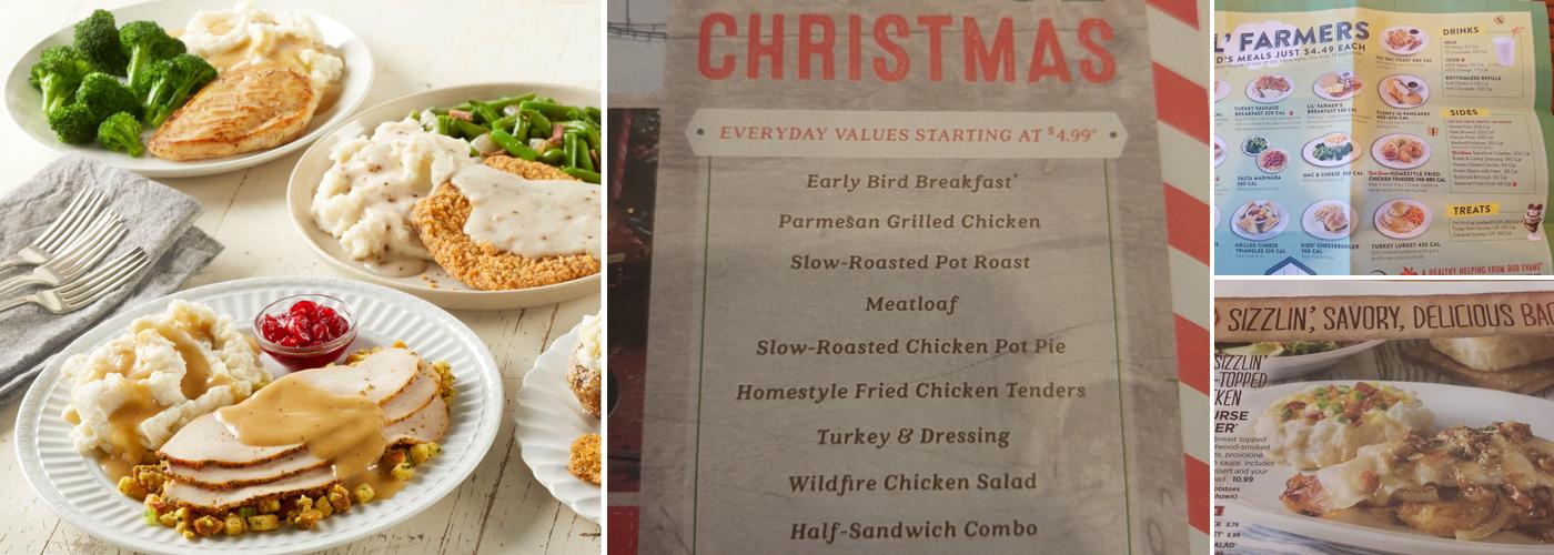 Bob Evans Menu