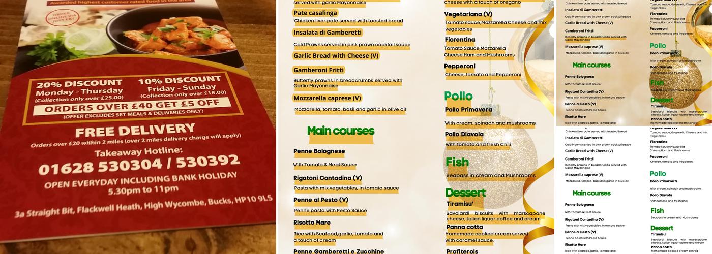 Empire Of India Menu