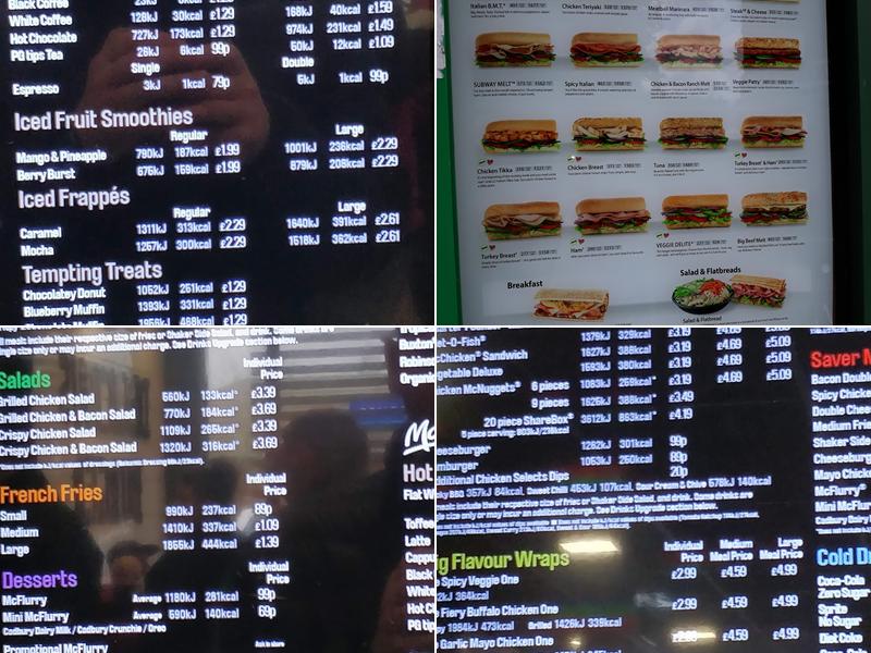 McDonald's Menu