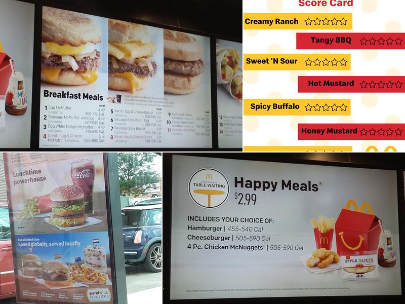 McDonald's Menu