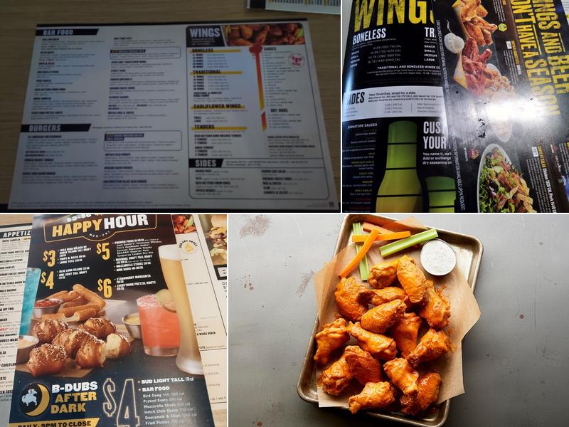 Buffalo Wild Wings Menu