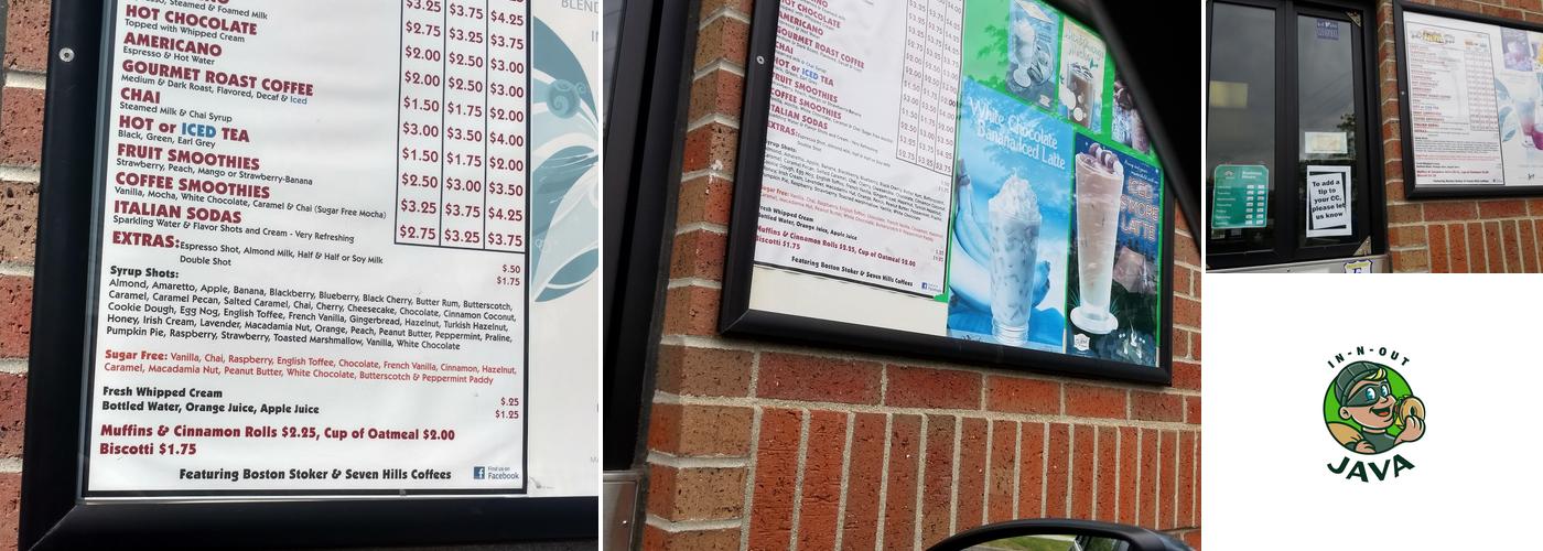 In-n-Out Java Menu