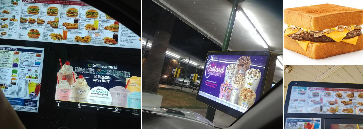 Sonic Drive-In Menu
