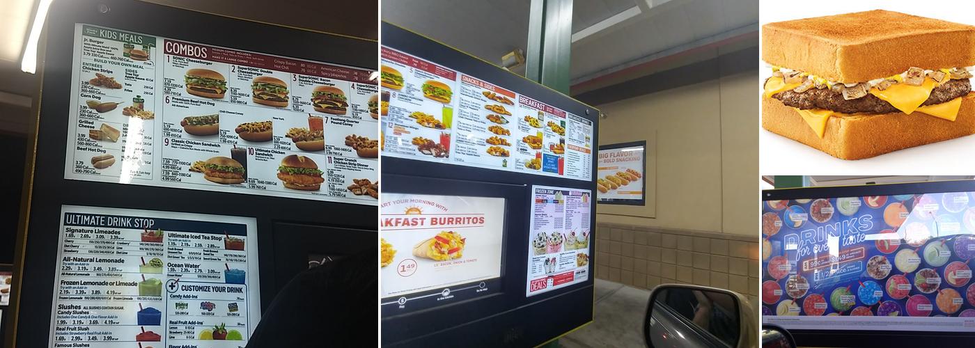 Sonic Drive-In Menu