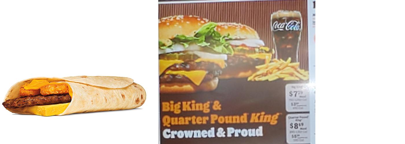 Burger King Menu