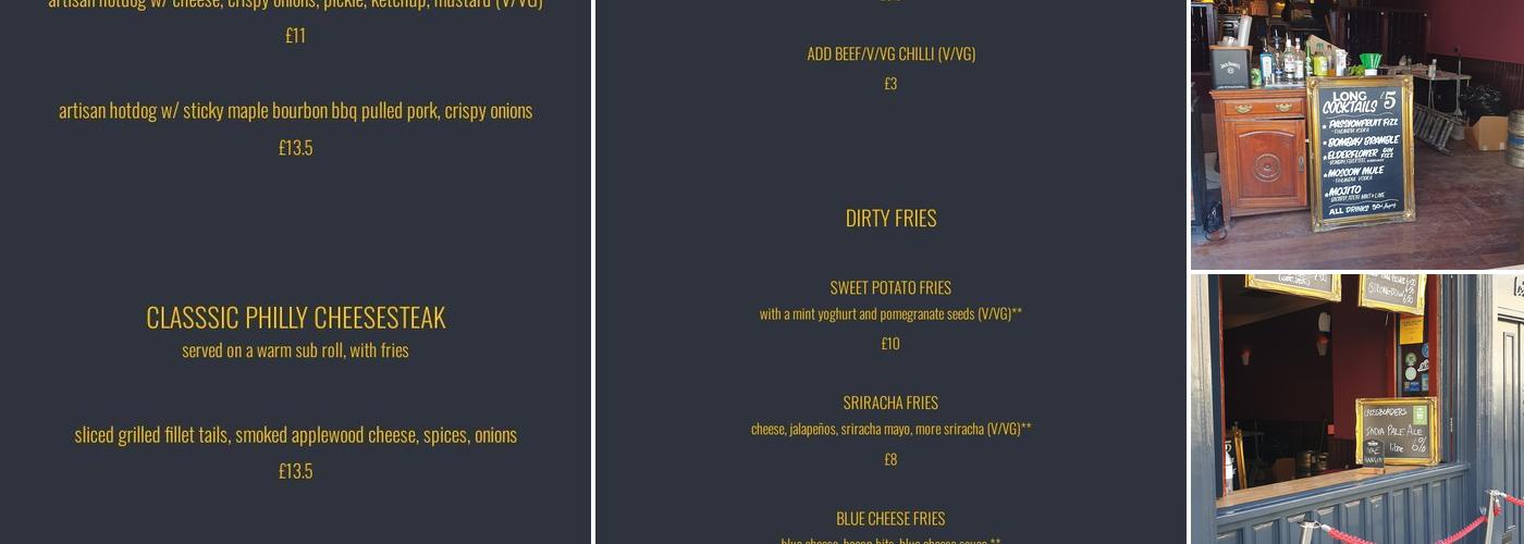 Brass Monkey Leith Menu