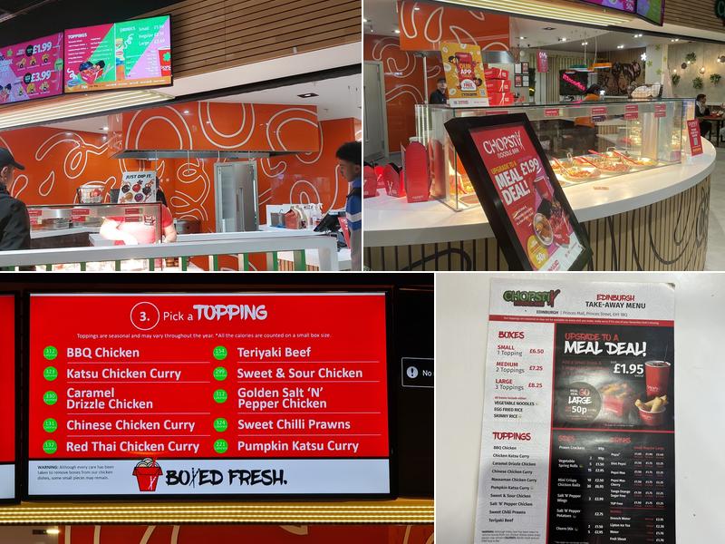 Chopstix - Edinburgh Menu