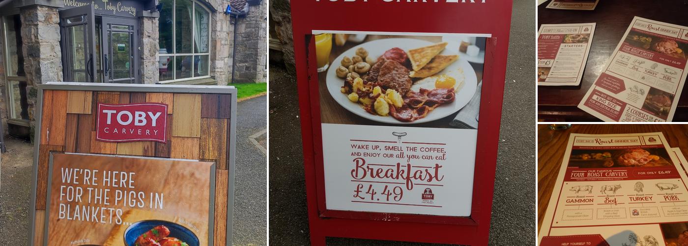 Toby Carvery Lauriston Farm Menu