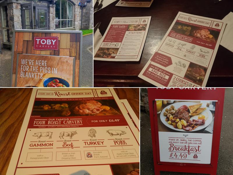 Toby Carvery Lauriston Farm Menu
